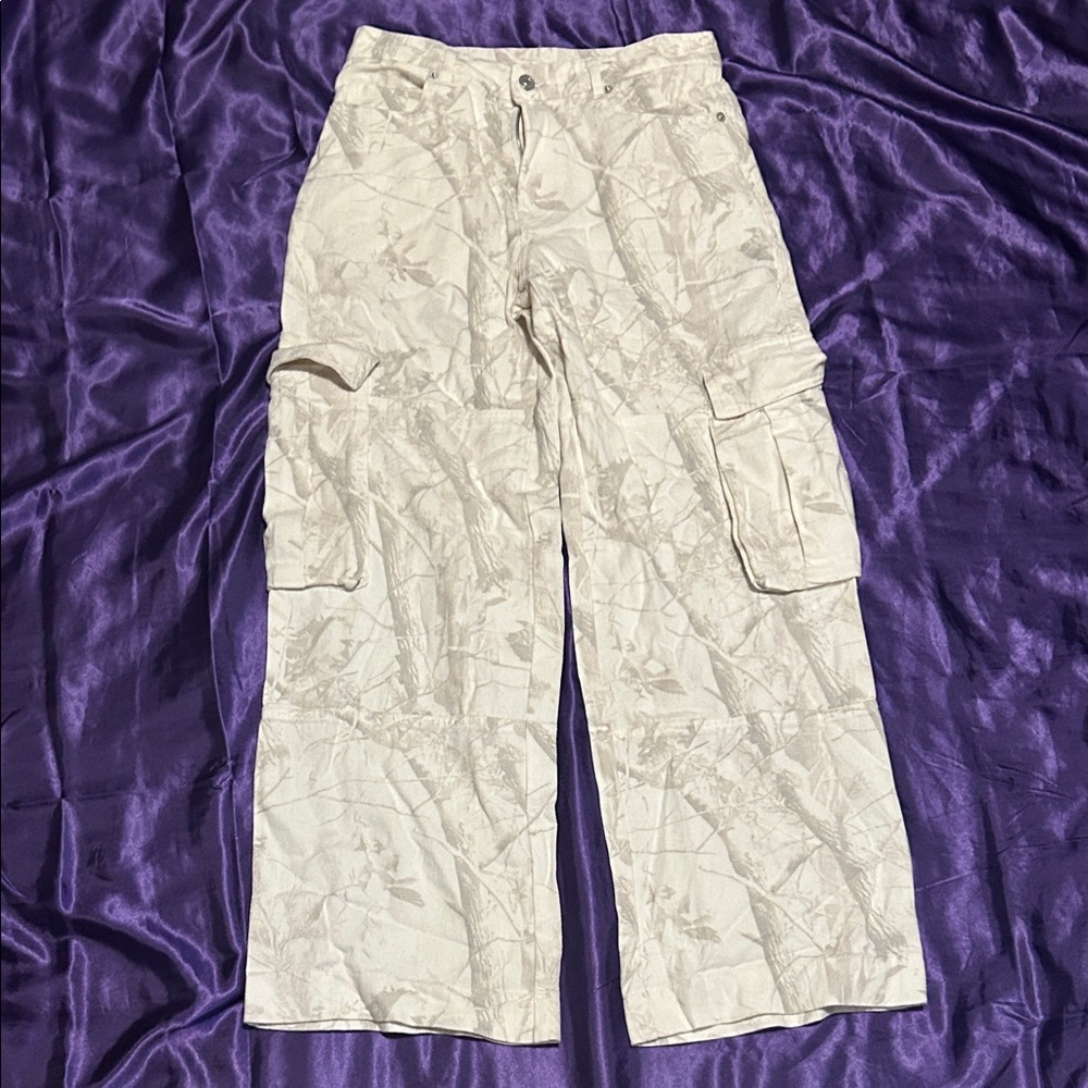 Women’s Camo Cargo Pants - Lightweight Utility Style